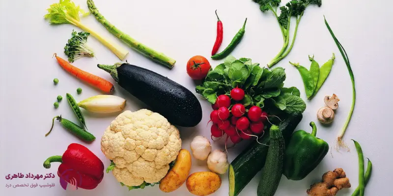 انواع غذاهای مفید برای دیسک گردن