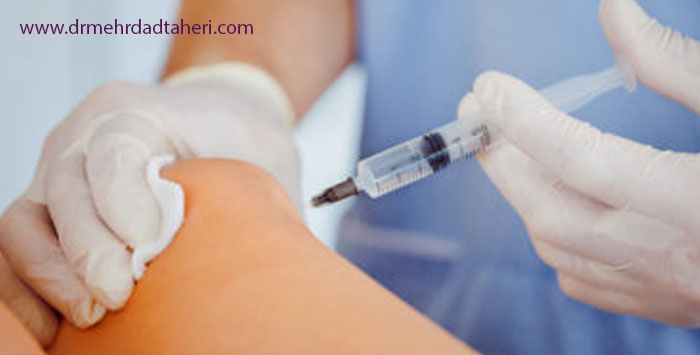 اقدامات لازم قبل از تزریق